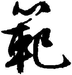 範,文徵明,書法字典